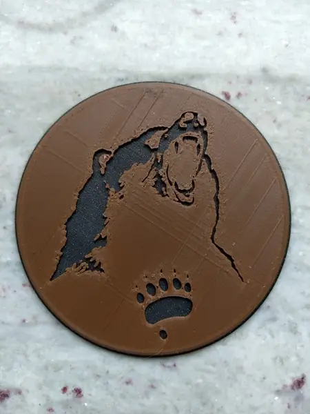 Bear Head Coaster