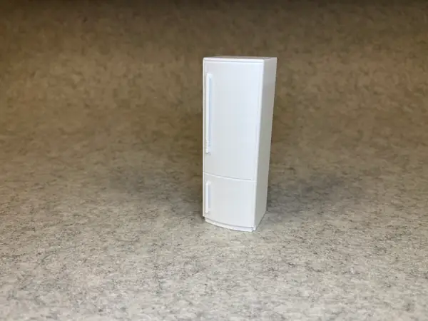 Dollhouse refrigerator miniature house fridge 1:18