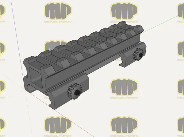 Планка повышающая Veber 015 Weaver - 15mm
