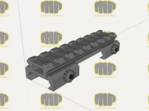 Планка повышающая Veber 016 Weaver - 10mm