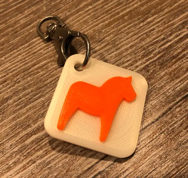 Dala Horse Keychain
