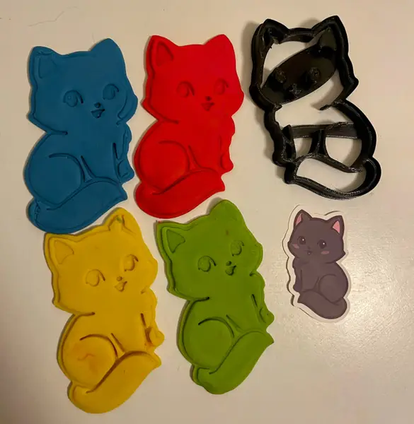 Cat cookie cutter