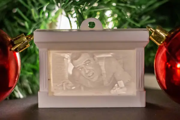 Die Hard Fireplace Christmas Ornament
