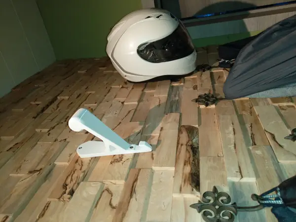motorcycle helmet holder