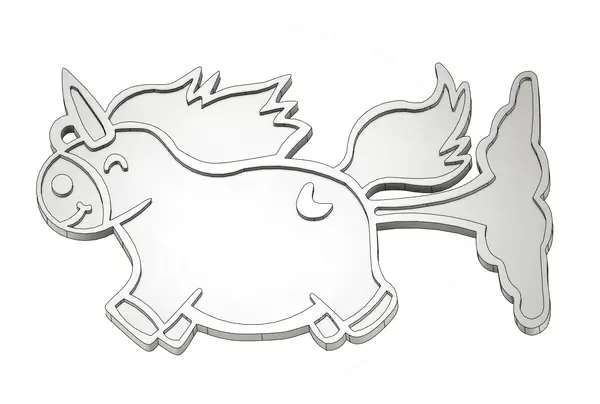 Unicorn Keychain