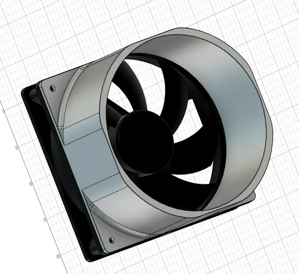 Lian Li O11 XL - 120mm Fan Duct