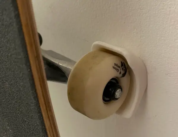 Skateboard wall mount - lower part