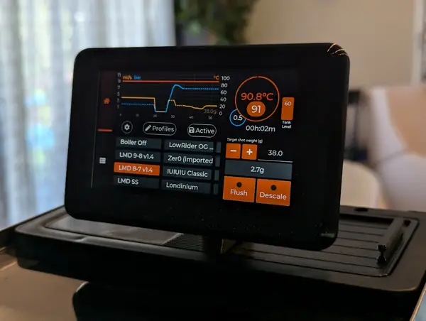 Gaggiuino S3 Screen Housing (Gen 3)