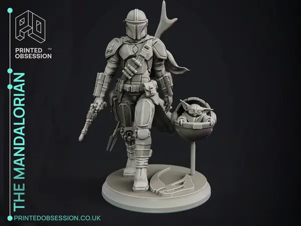 The Mandalorian - Star Wars Fanart - 30cm