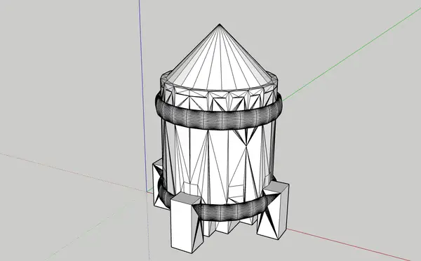 Clash Royale Rocket model.