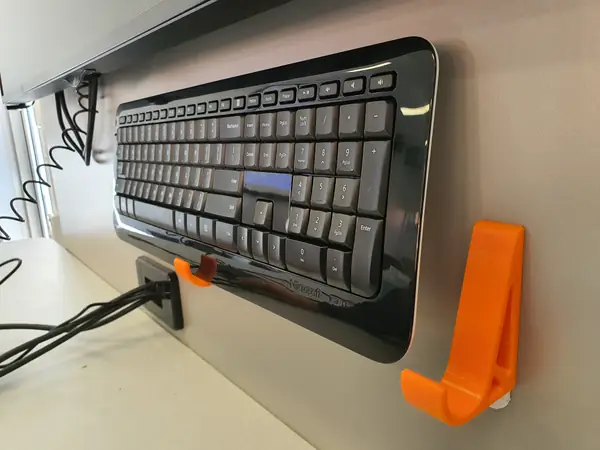 Keyboard Wall Mount Hooks (Command Strip)
