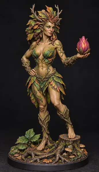 Female Leafy Dryad D&D