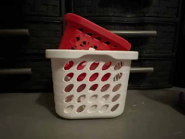 Mini Laundry Basket with Oval Holes