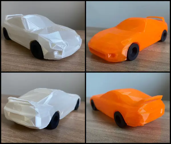 Low-poly Toyota Supra