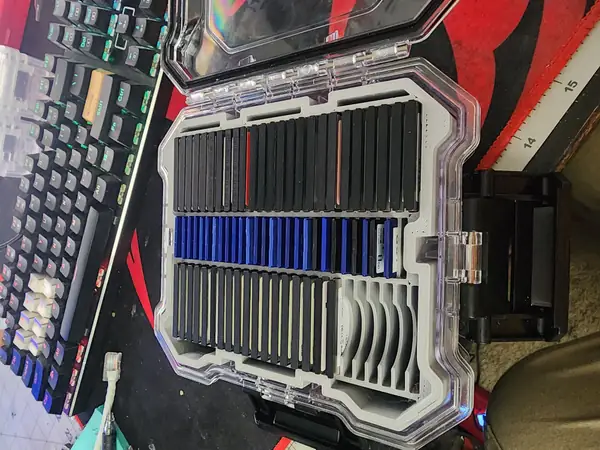 Huskey 6x6 waterproof box insert for CF/Cfast Cards, USB dongles and other things