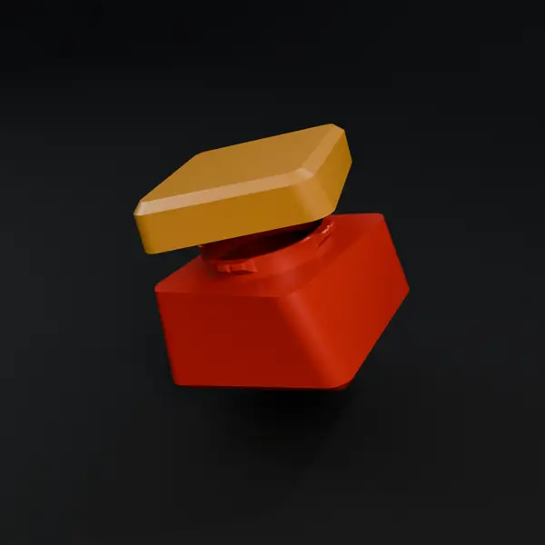 Truncated twisted pyramid container