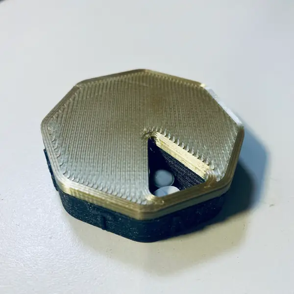 Stackable Rotating Magnetic Weekly Pill Organizer