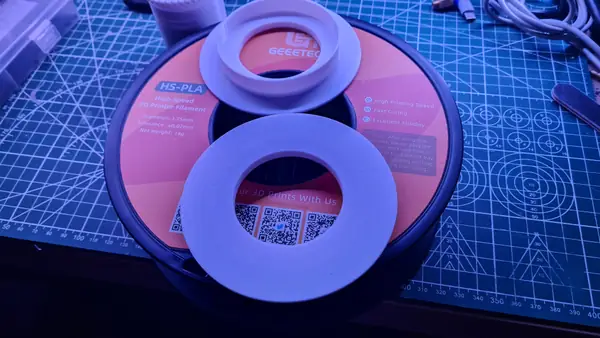 An adapter for Geeetech coils for the Bambu Lab X1C or P1P with AMS
