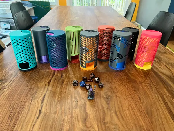Contemporary Dice Tower/Storage v2