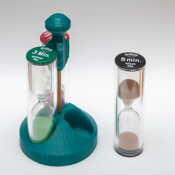 Tea timer stand (hourglass holder)