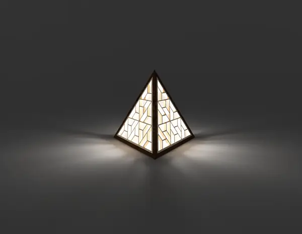 Tetrahedron Lamp