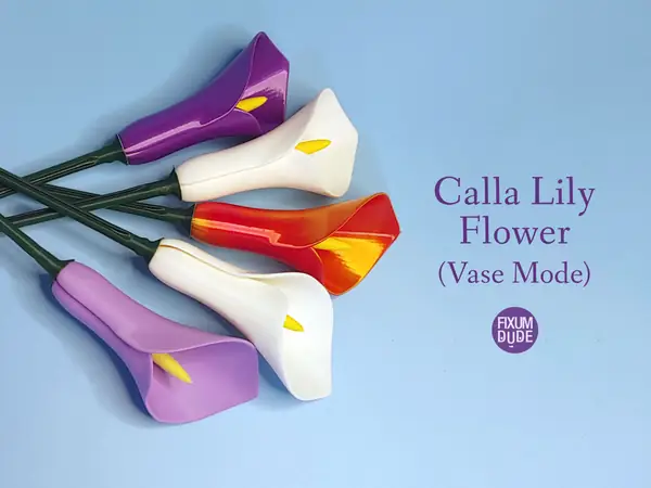 Calla Lily Flower (Vase Mode)