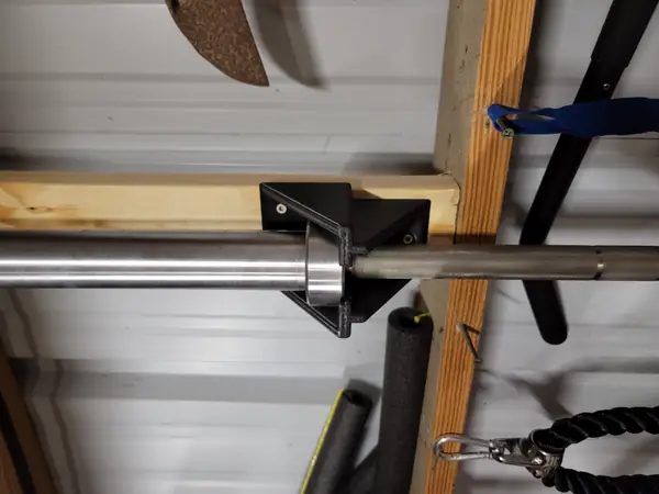 Olympic Barbell Vertical Wall Mount