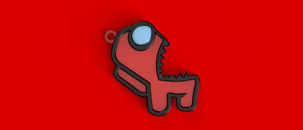Imposter Among Us Keychain (No MMU)