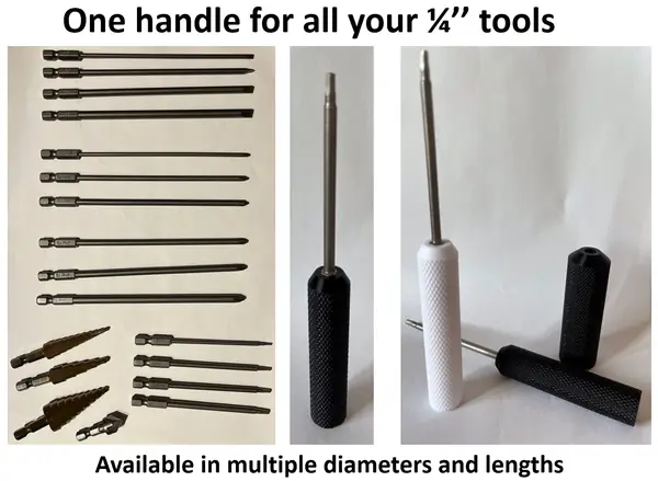 1/4 ‘’ Hex Screwdriver Handle