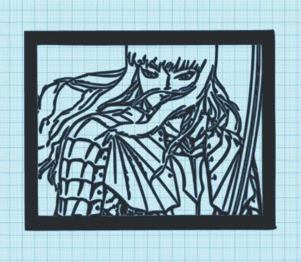 GRIFFITH - BERSERK - WALL ART - 2 VERSIONS