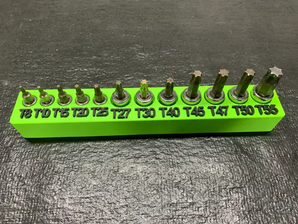 Torx Socket Driver tray T8-T55