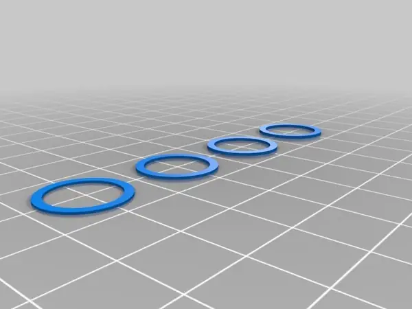 Vaping box mod spacer rings