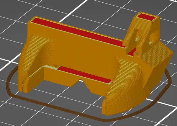 Prusa MK3s+ Fan shroud adapted for Mk3s