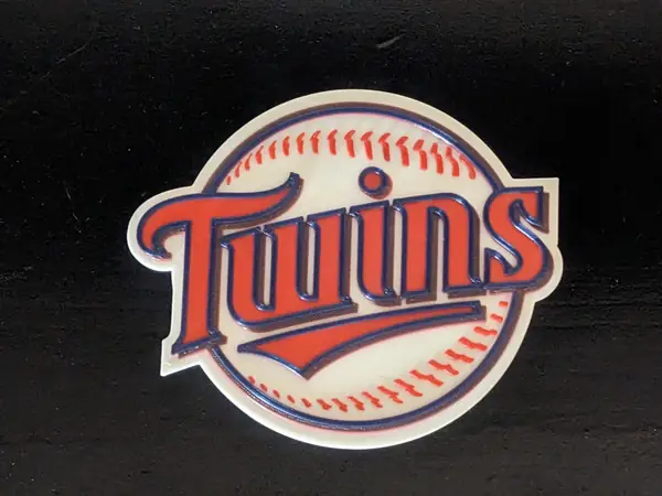 Minnesota Twins Ball Logo Coaster