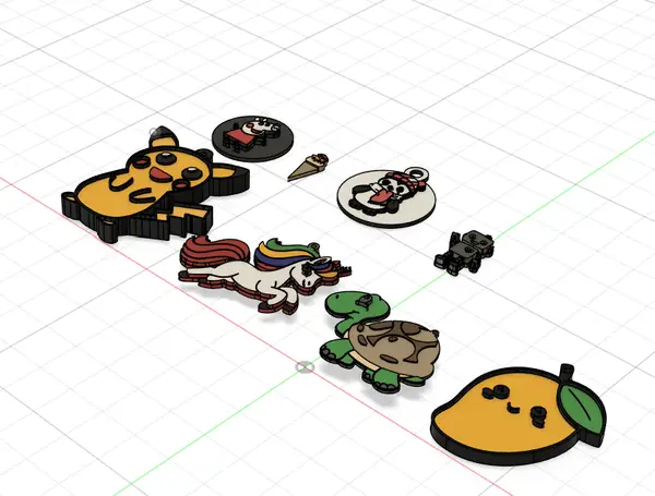 anime keychain