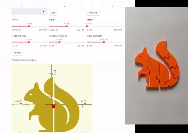 Flexifier: flexi 3D models generator (print-in-place)