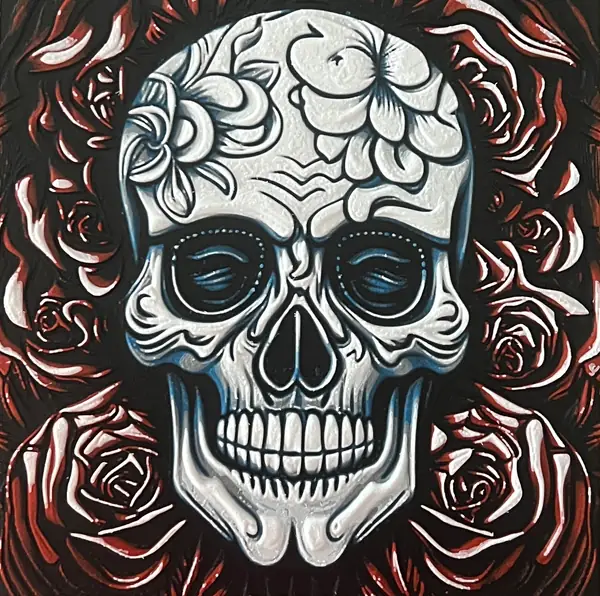 HueForge Skull & Roses