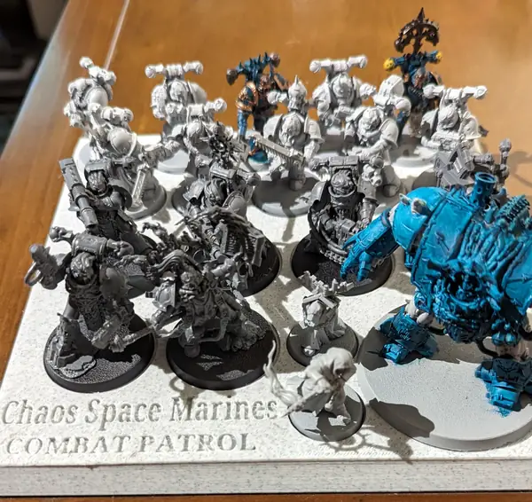 Pre-2024 Chaos Space Marine Combat Patrol Carrying Board