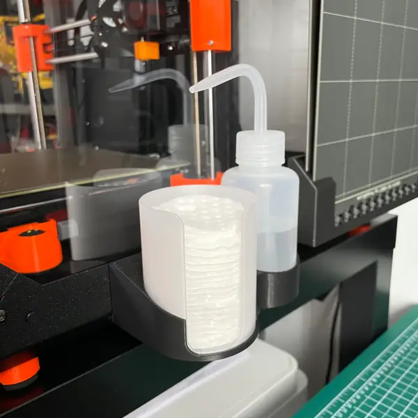 IPA Squeeze Bottle and Cotton Pad Holder