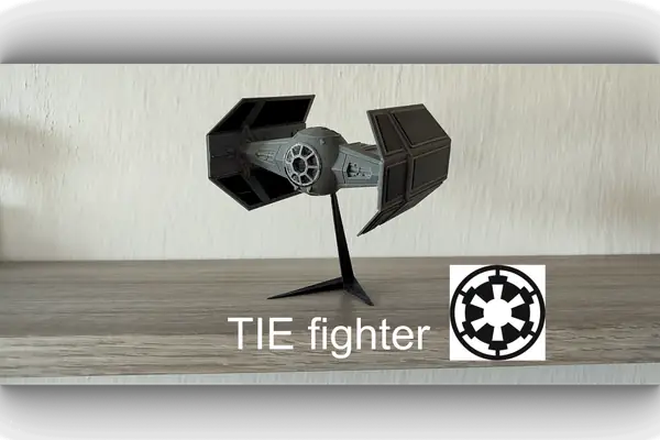 Darth Vader's TIE fighter model