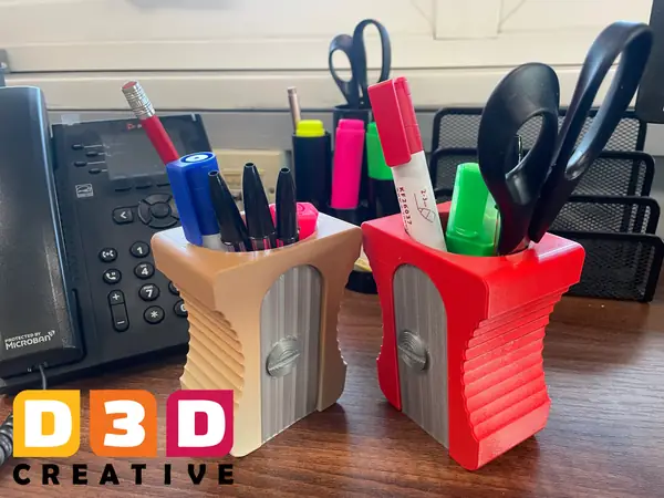 Pencil Sharpener Desk Tidy Storage for Office/Home Desks