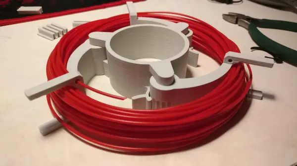 Print In Place Adjustable Filament Sample Spool