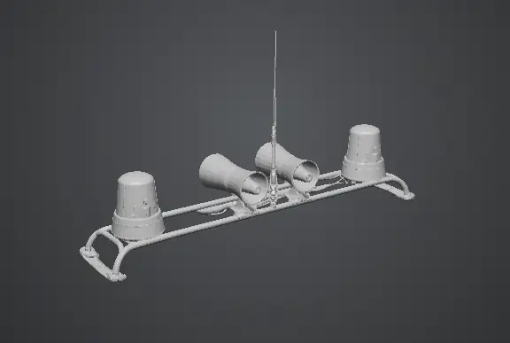 1980s Police Light Bar – Classic Patrol Roof Bar