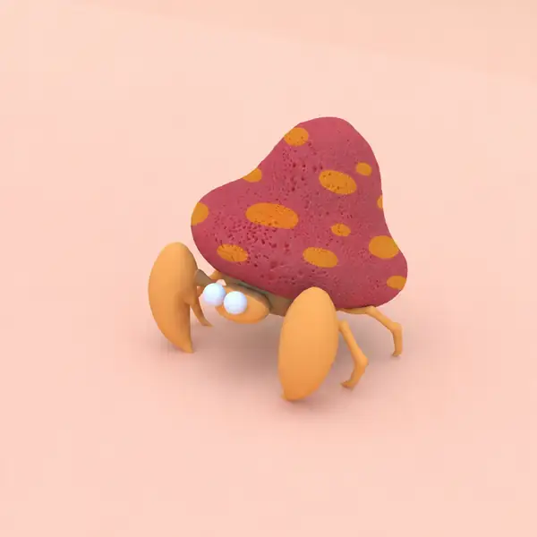 ℗047 Parasect Face Sponge Stand