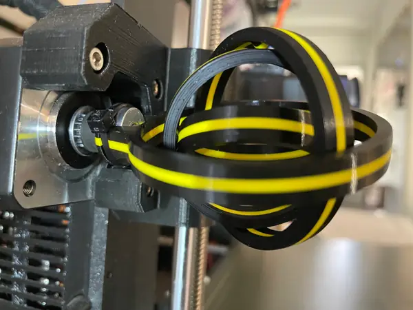 MK3S Zip Tie Spinning Gyroscope