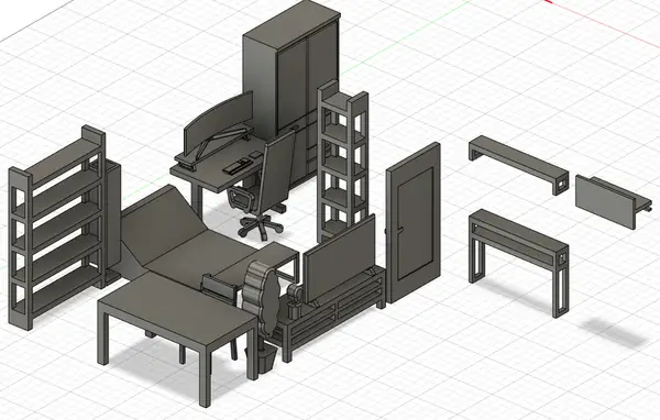 Dollhouse Furniture Collection