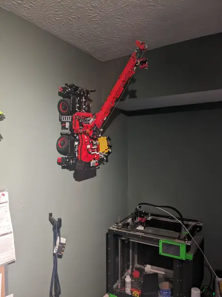 Wall Hook for Lego Technic Rough Terrain Crane 42082