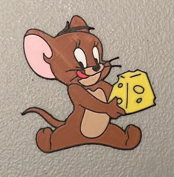 Multicolor Jerry Mouse Magnet