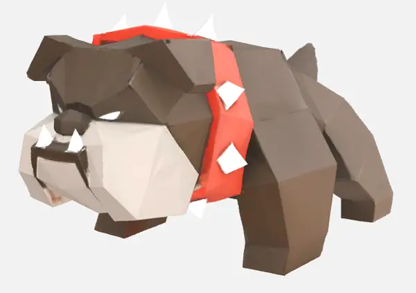 Pittbul/Bulldog statue