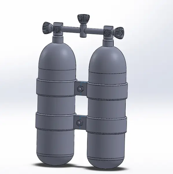 Dual Scuba Tanks